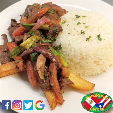 Lomo saltado con arroz