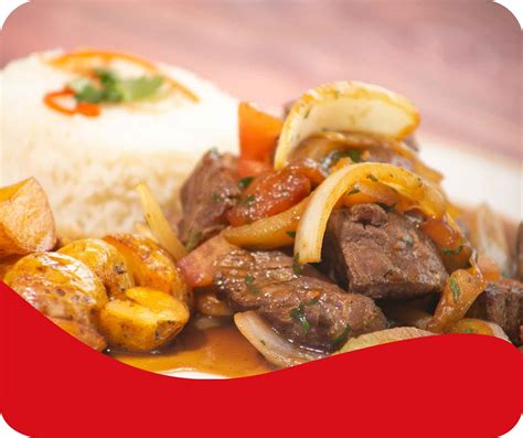 Lomo saltado con arroz