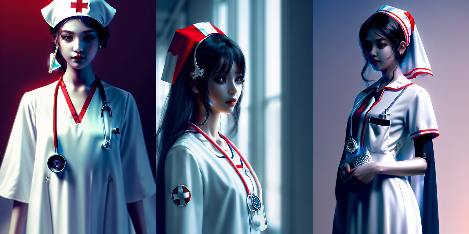 00000-nurse single realistic lips highres fringe tall image absurdres long hair black hair upper body dress nixeu - 1522939414 - Nixeu_Artstyle_nixeu_artstyle_768_e10.png