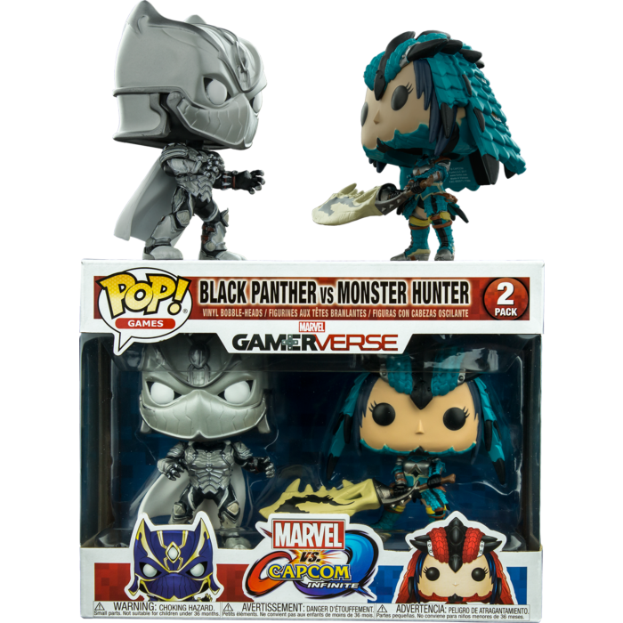 103_Marvel Vs. Capcom - Black Panther White vs Monster Hunter Pop! Vinyl Figure 2-Pack_1.png