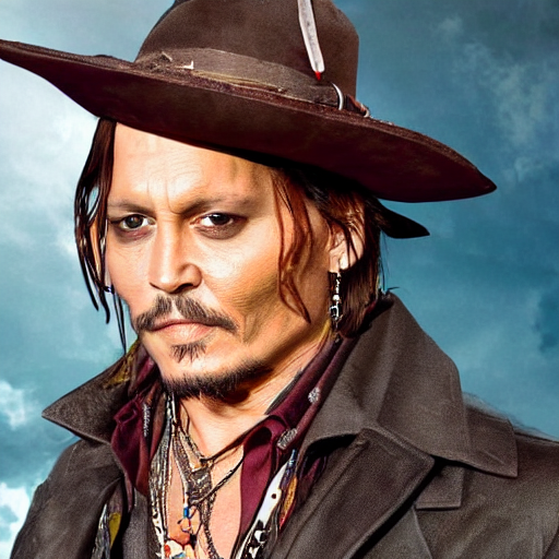 highly photorealistic picture of johnny depp.png