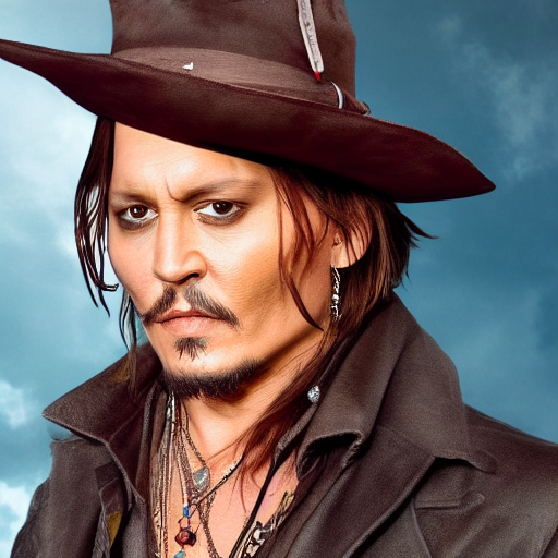 highly photorealistic picture of johnny depp.png